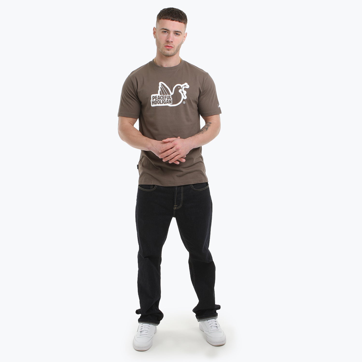 Outline T-Shirt Tarmac Grey