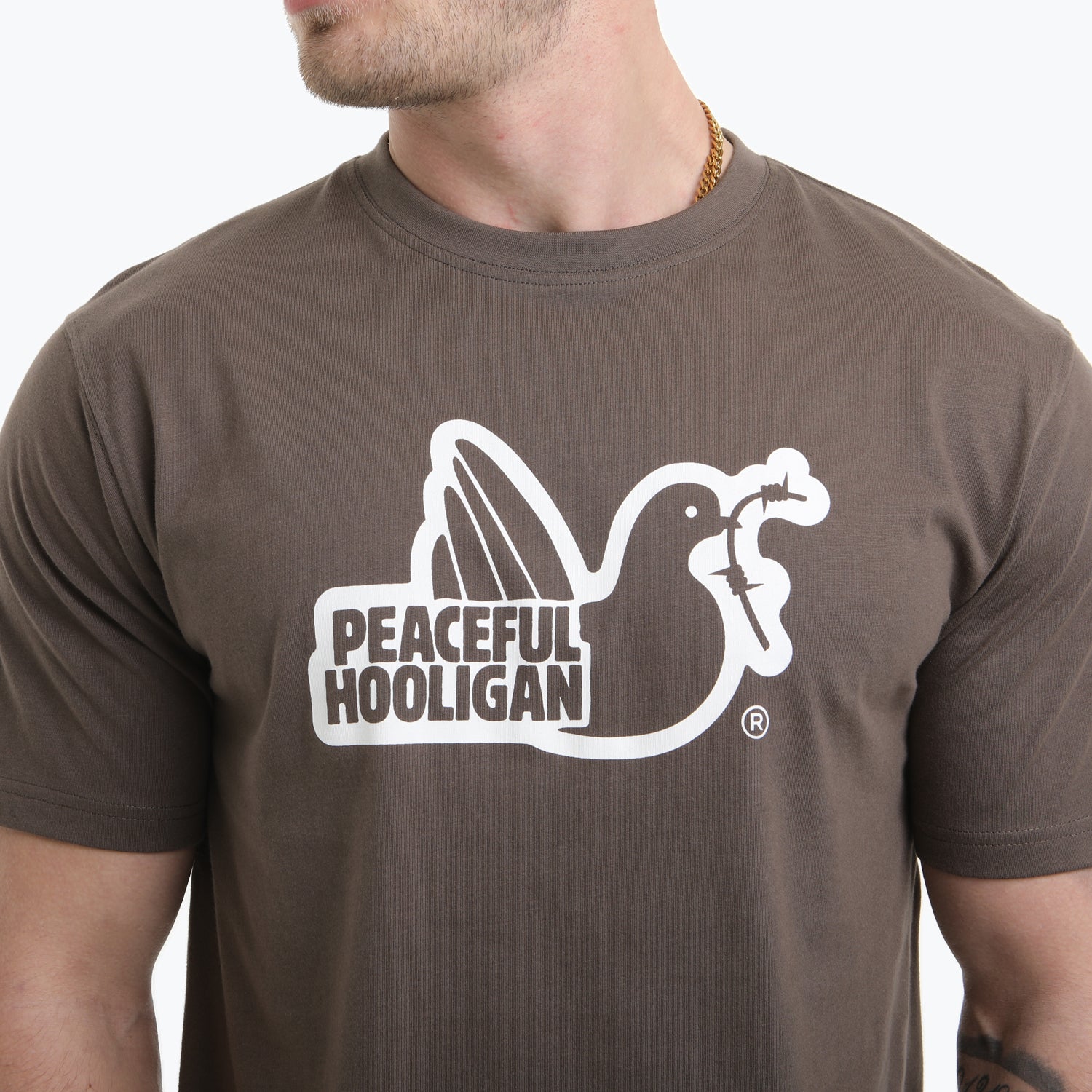 Outline T-Shirt Tarmac Grey