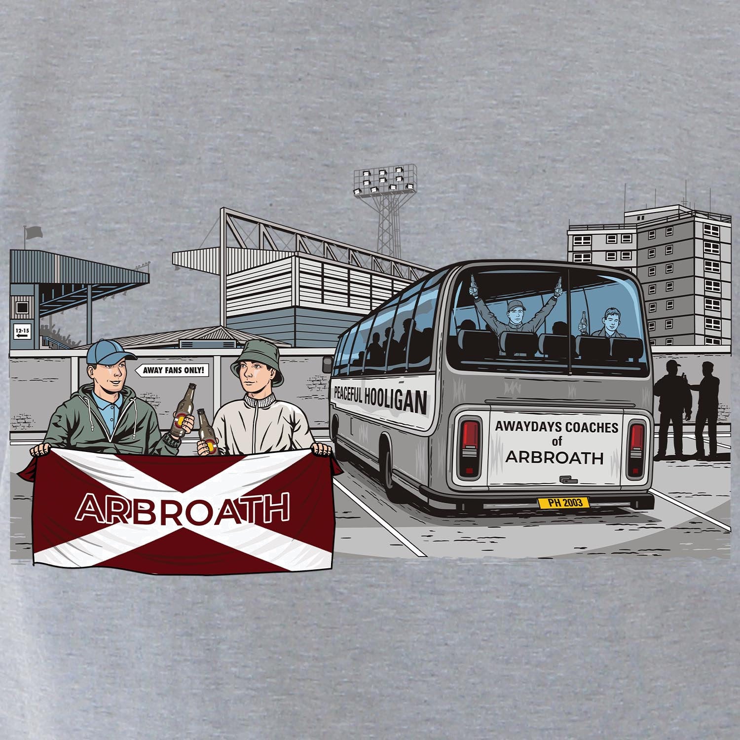 PODAWAYDAYSARBROATHATHLOTHHODMGRYBUND_Marl_Grey_Arbroath_Awaydays_2