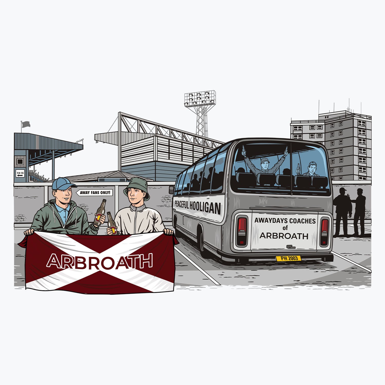 Arbroath Awaydays Mug White