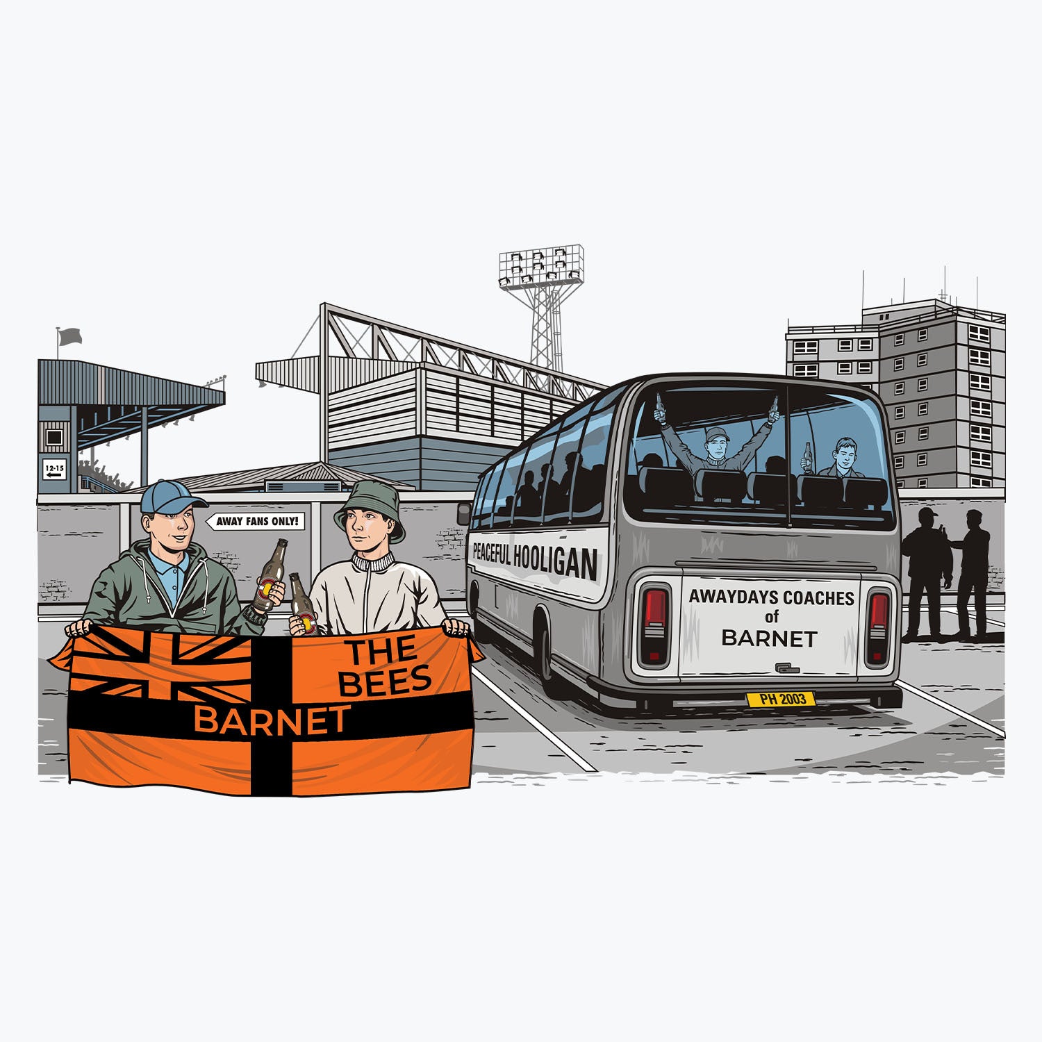 Barnet Awaydays Mug White