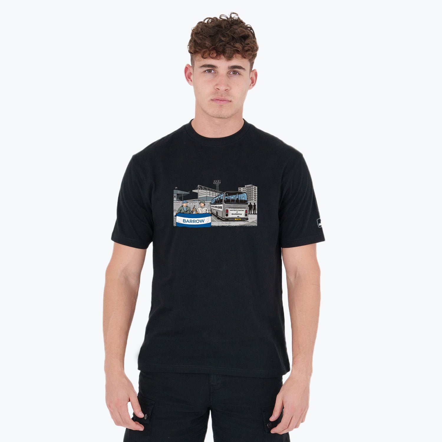 Barrow Awaydays T-Shirt Black - Peaceful Hooligan
