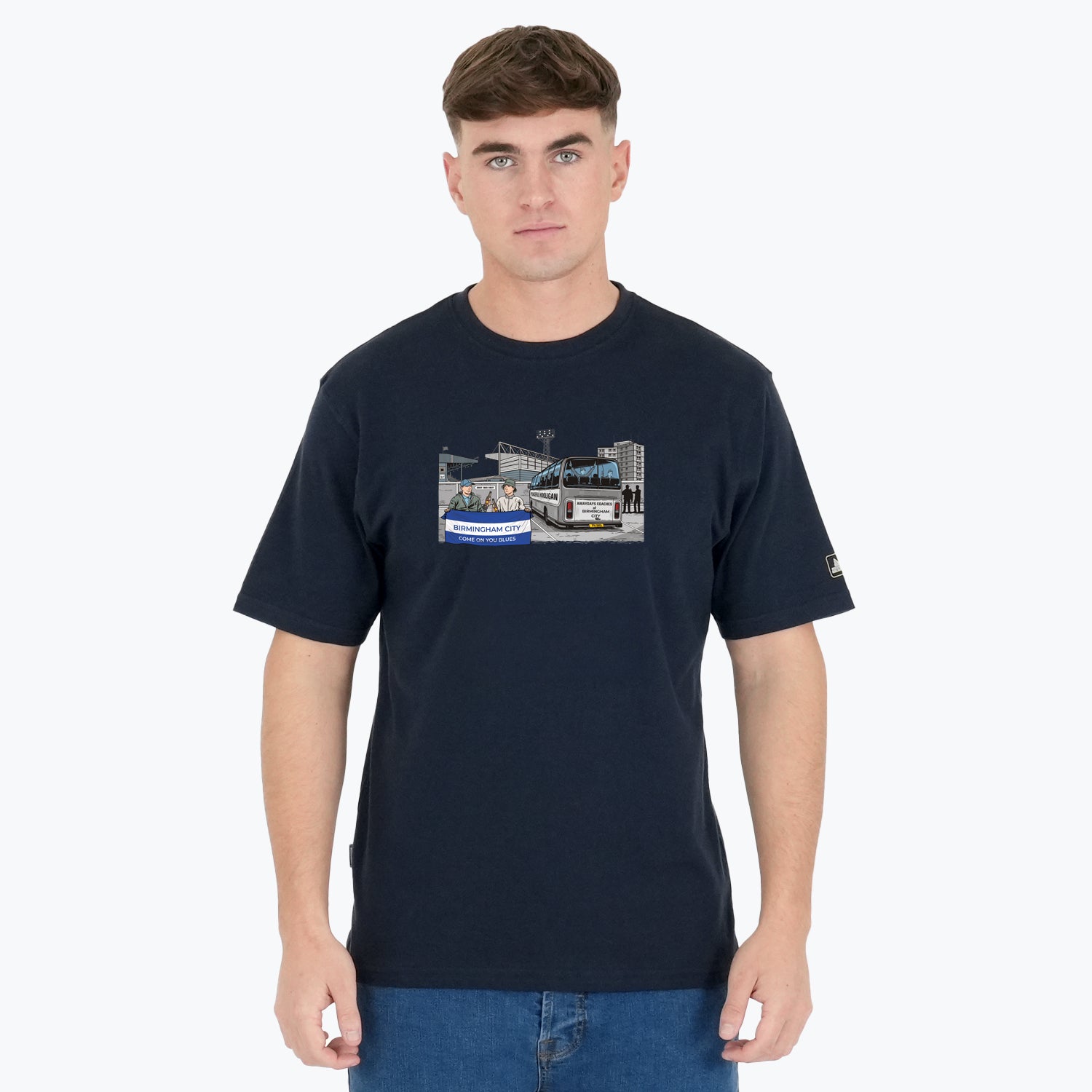 Birmingham City Awaydays T-Shirt Navy - Peaceful Hooligan