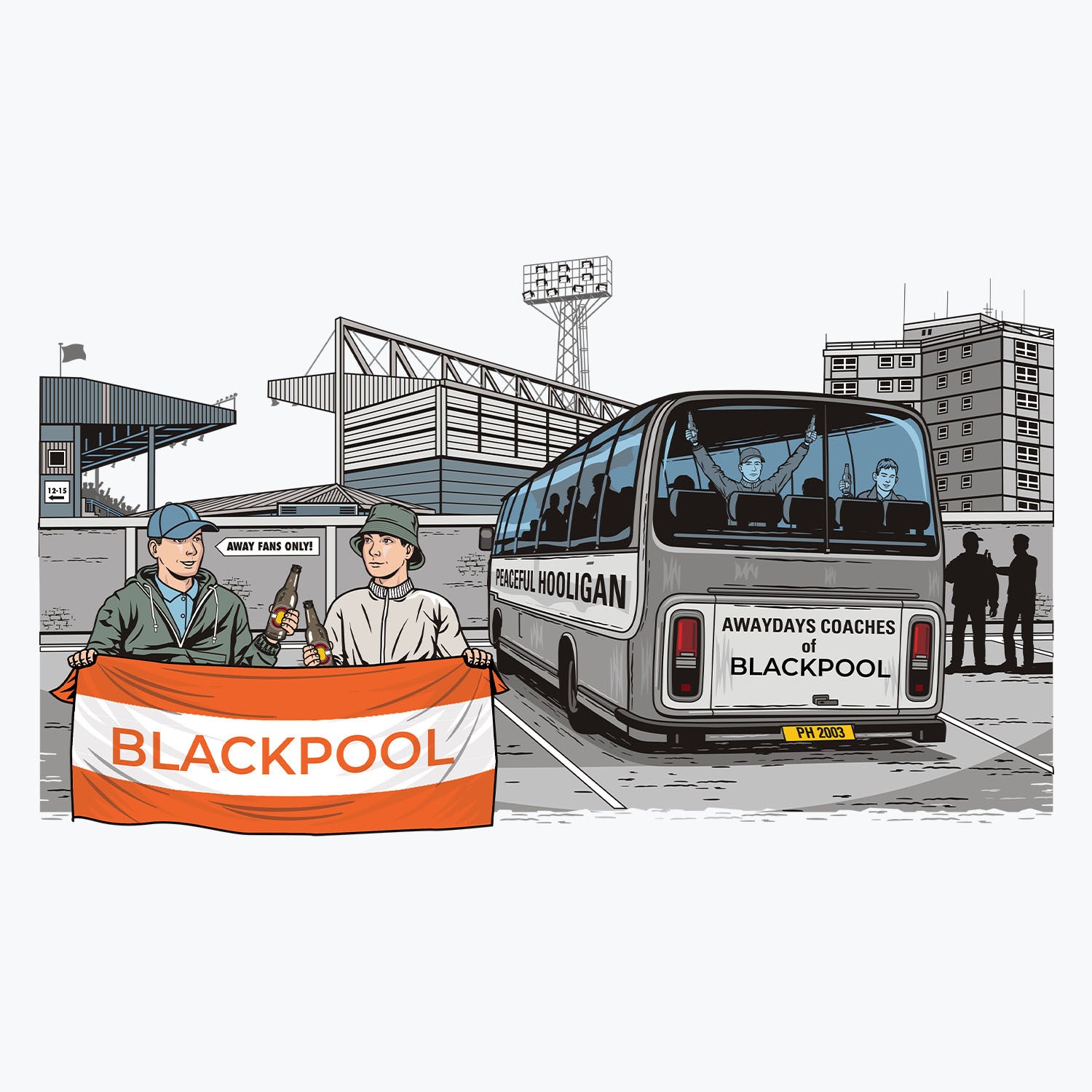 Blackpool Awaydays Mug White