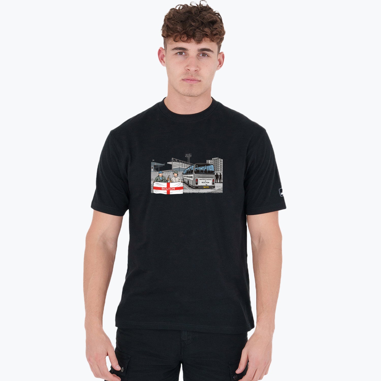 Bolton Awaydays T-Shirt Black - Peaceful Hooligan