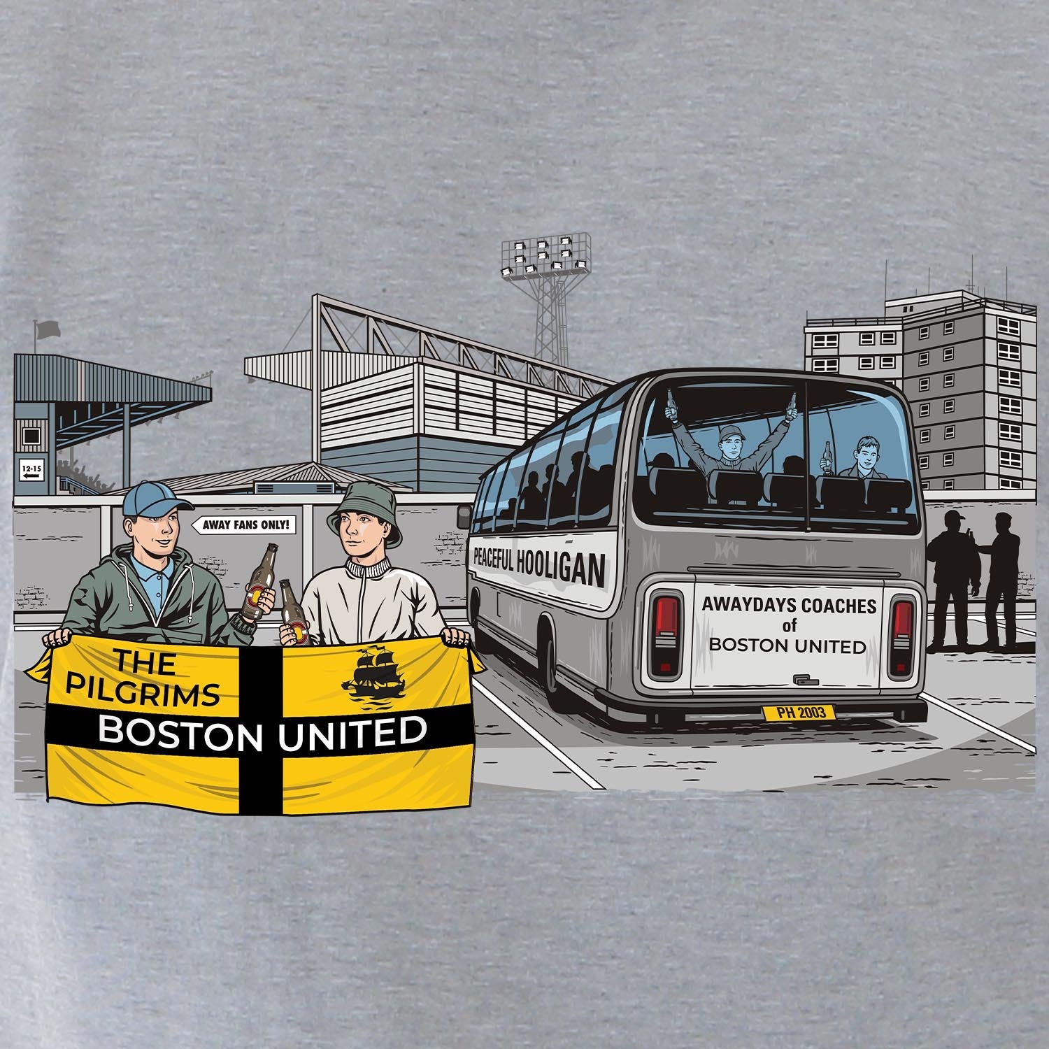 Boston United Awaydays Hoodie