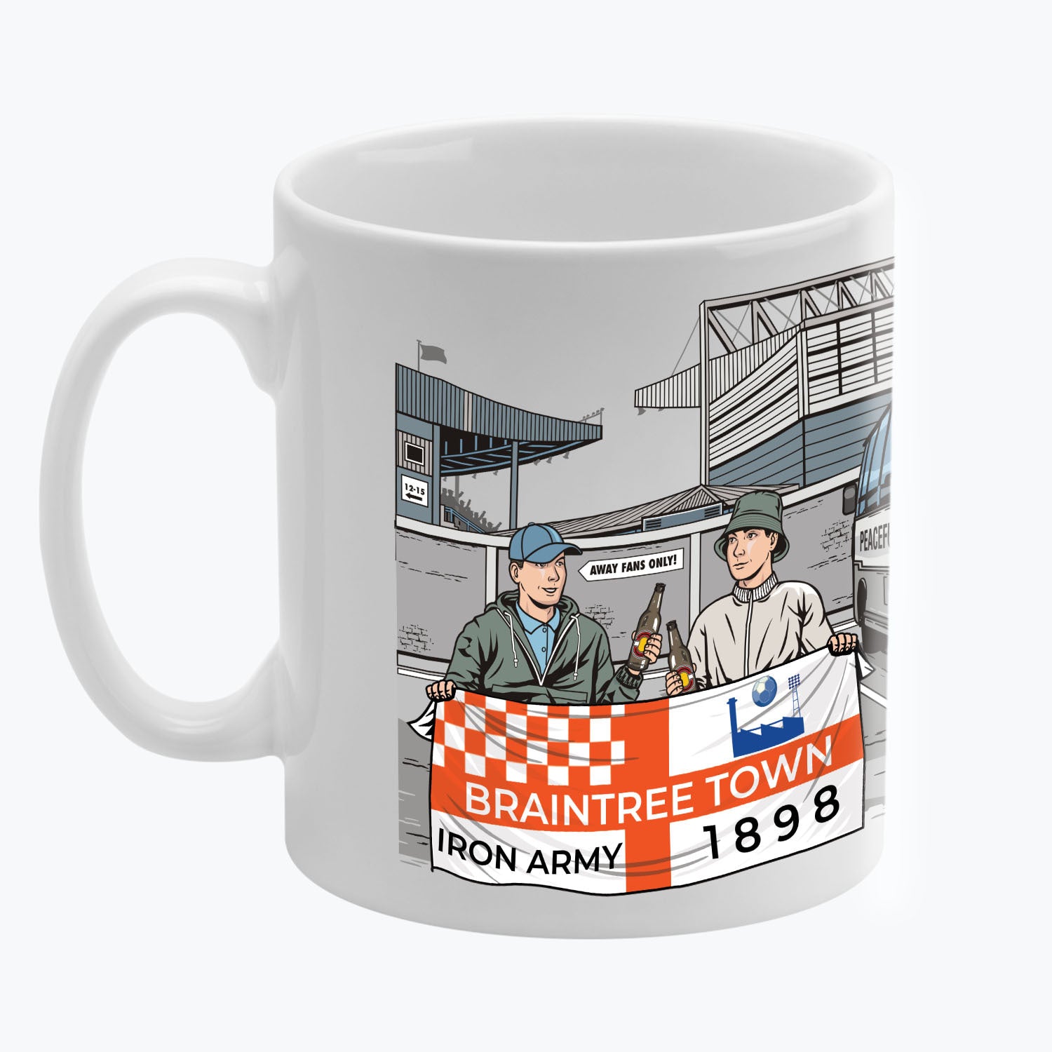 Braintree Town Awaydays Mug White