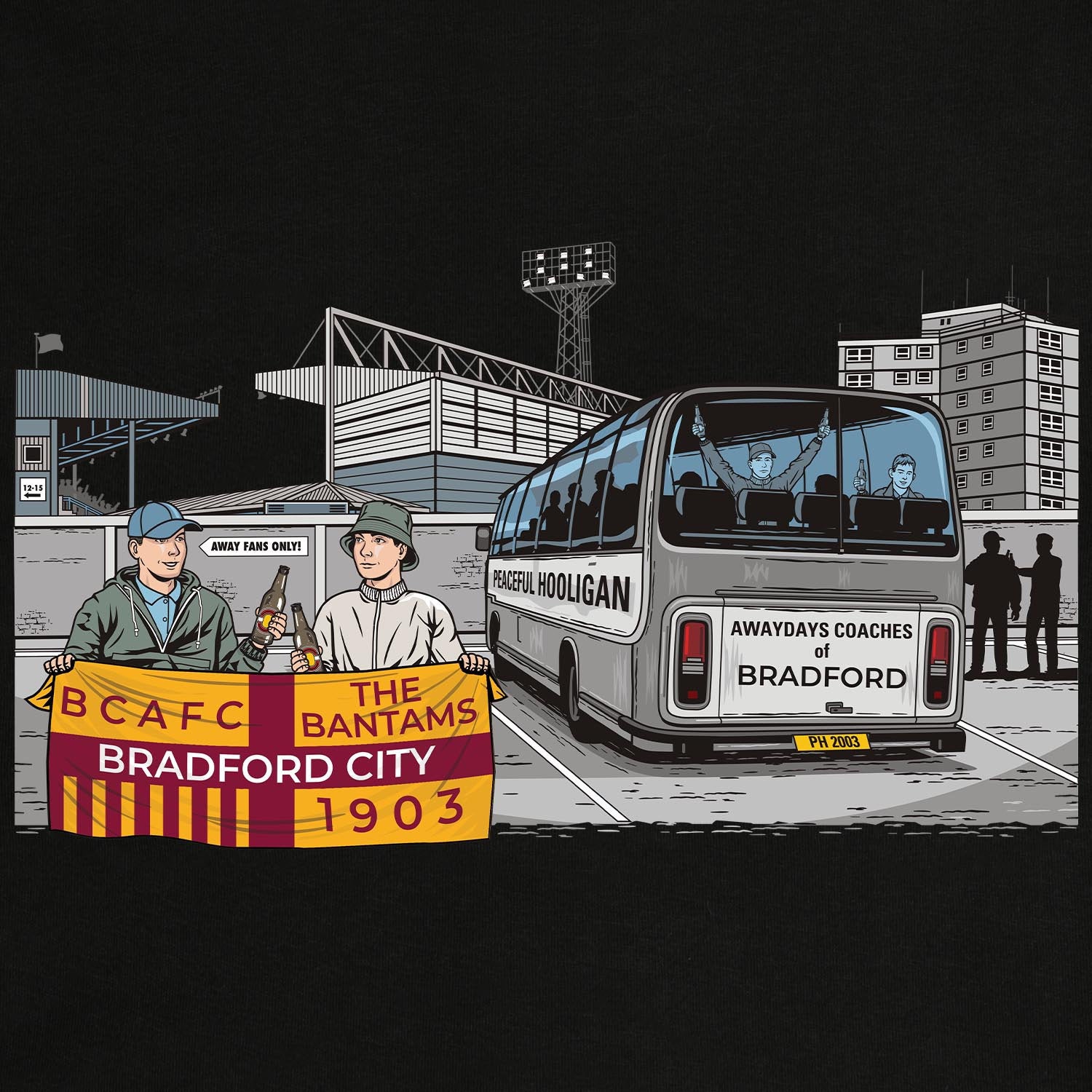 PODAWAYDAYSBRDFORDCITATHLOTHHODBLKBUND_Black_Bradford_City_Awaydays_2