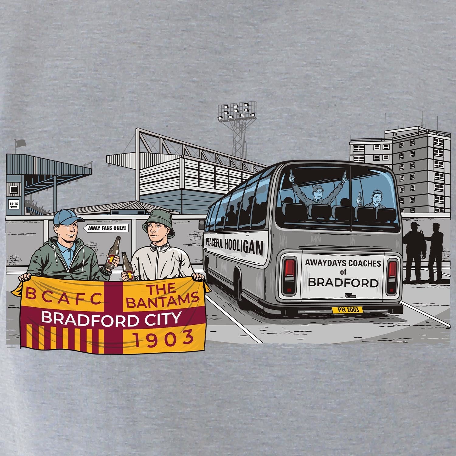 PODAWAYDAYSBRDFORDCITATLSWTMRLGREYBUND_Marl_Grey_Bradford_City_Awaydays_2