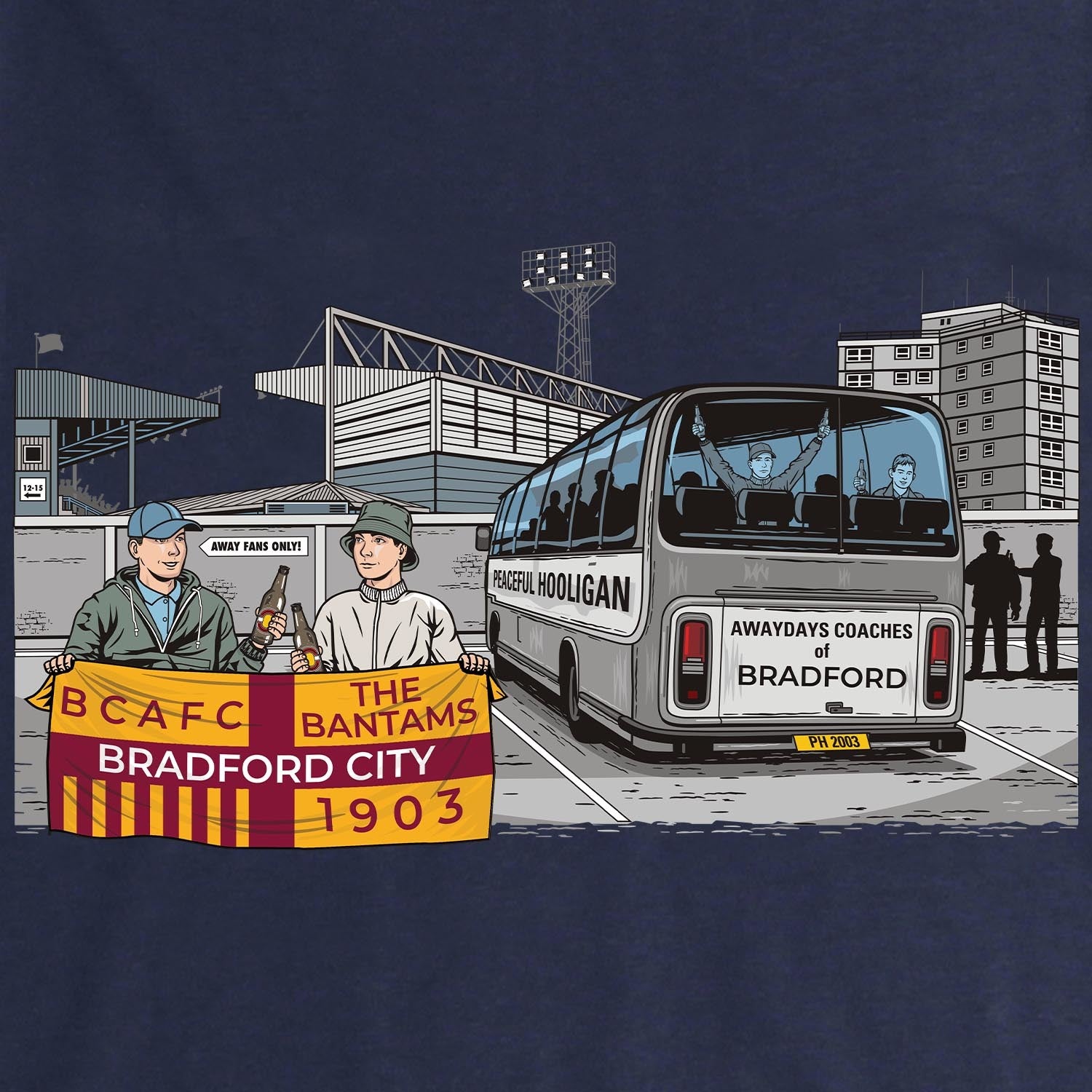 PODAWAYDAYSBRDFORDCITATLSWTNVYBUND_Navy_Bradford_City_Awaydays_2