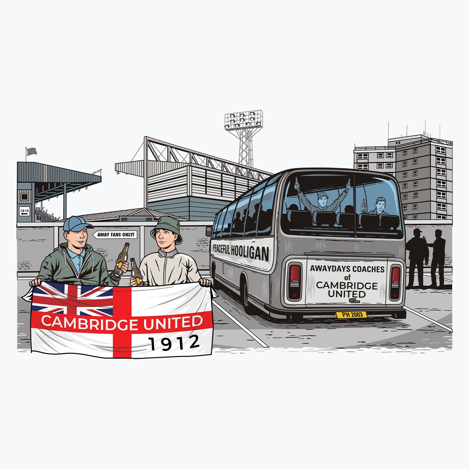 Cambridge United Awaydays Mug White