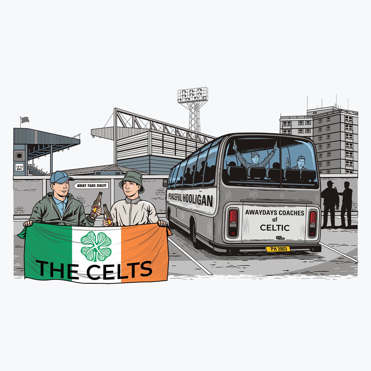 The Celts Awaydays Mug White