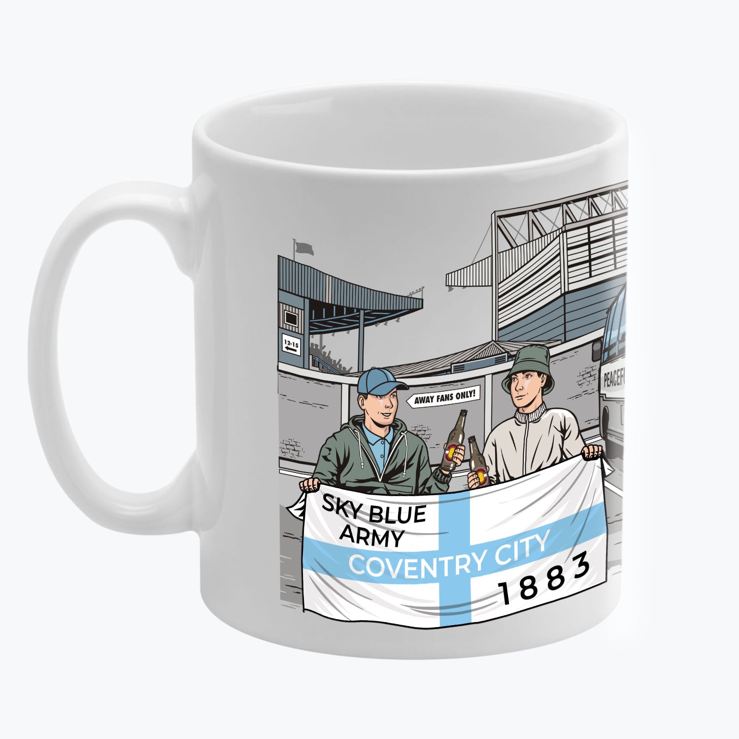 Coventry City Awaydays Mug White