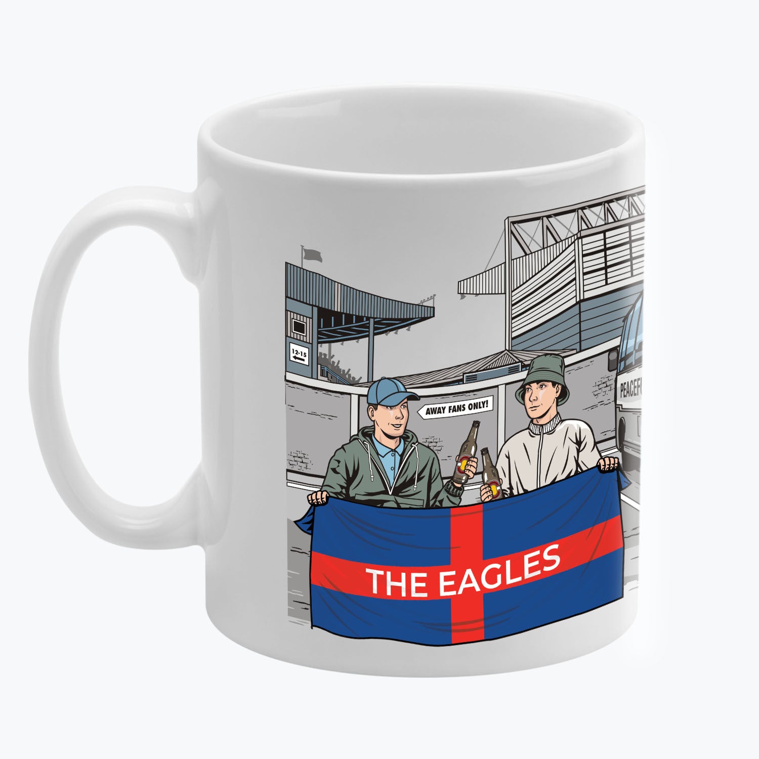 The Eagles Awaydays Mug White