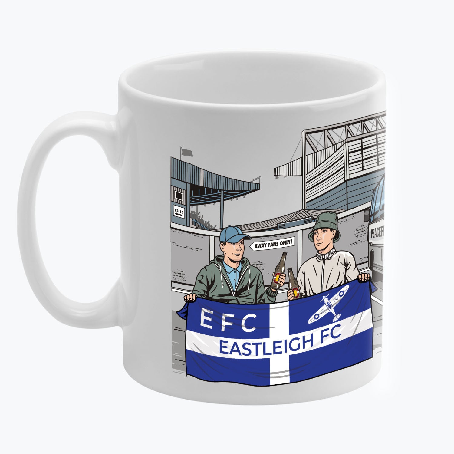 Eastleigh Awaydays Mug White