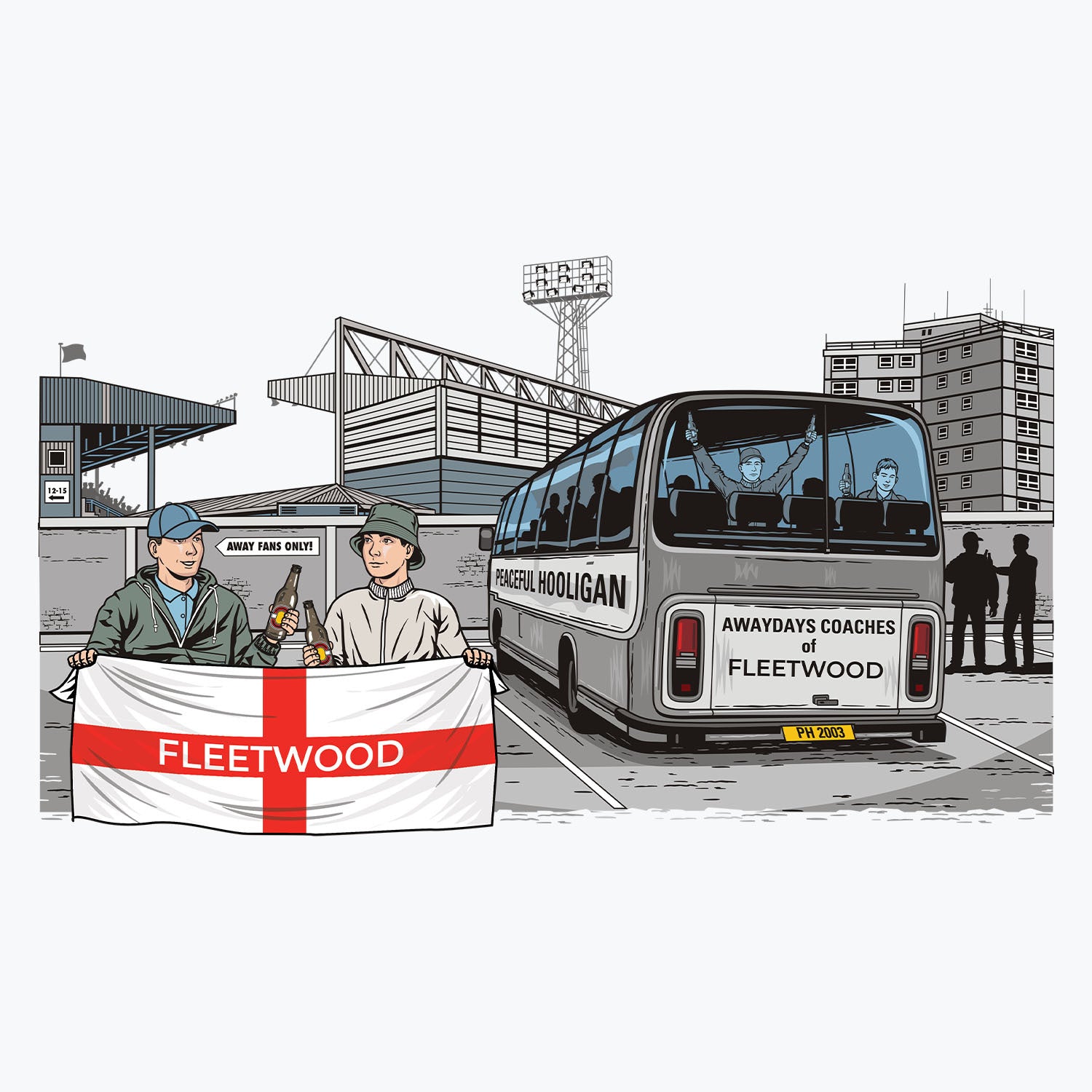 Fleetwood Awaydays Mug White