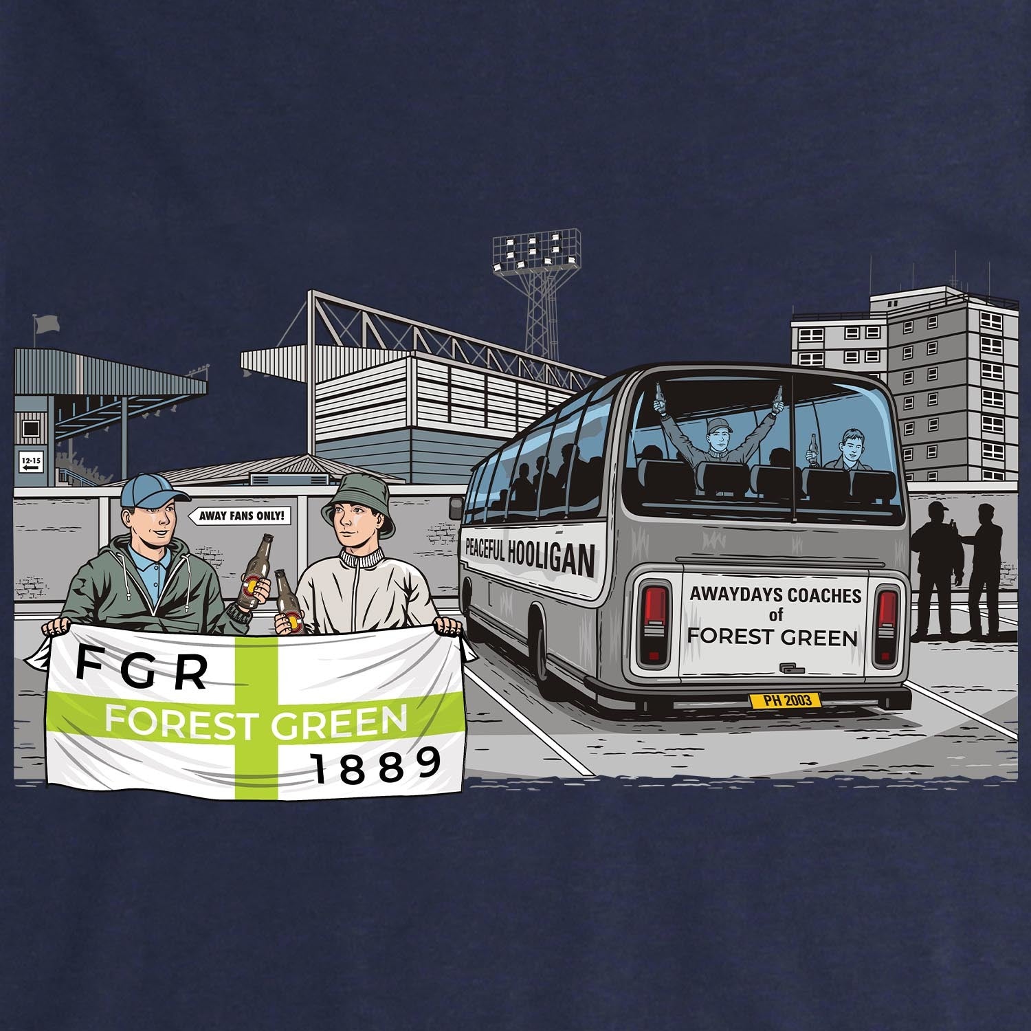 PODAWAYDAYSFORESTGREENUATHLOTHHODNVYBUND_Navy_Forest_Green_Rovers_Awaydays_2