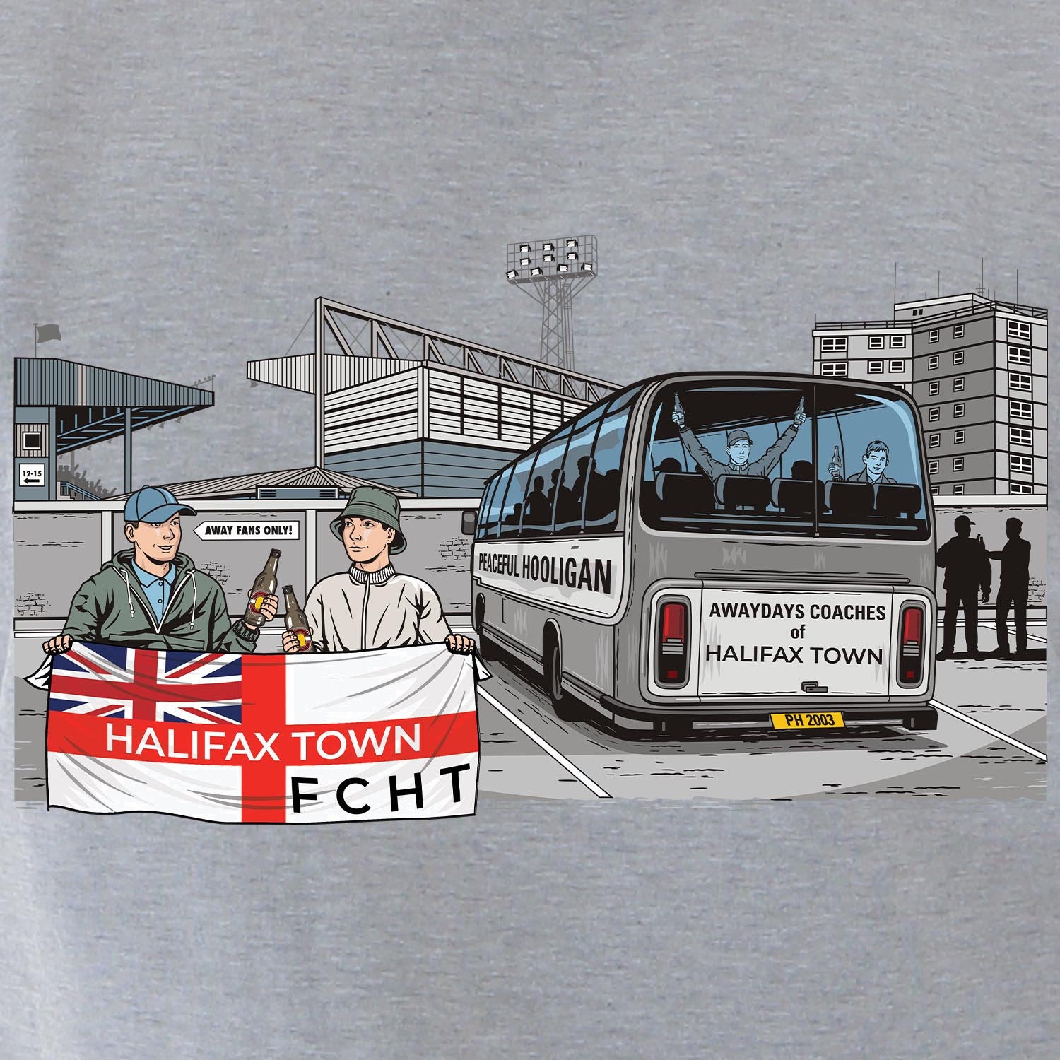 PODAWAYDAYSHALIFAXATHLOTHHODMGRYBUND_Marl_Grey_Halifax_Town_Awaydays_2