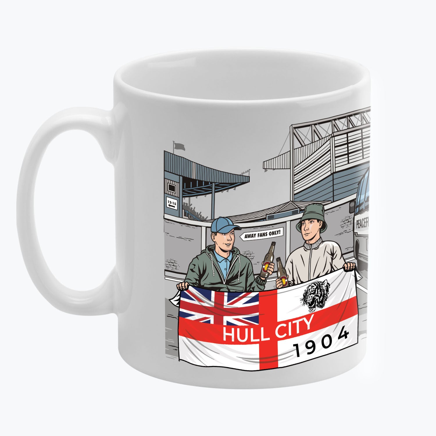 Hull City Awaydays Mug White