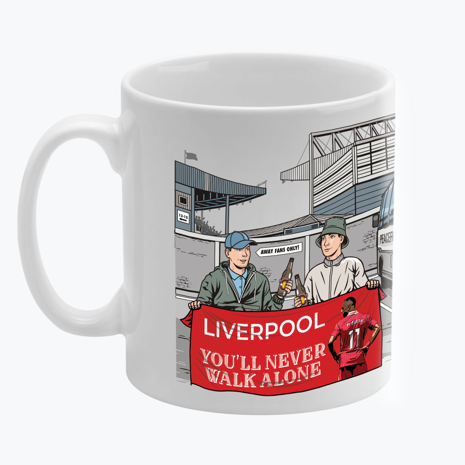 Liverpool Awaydays Mug White