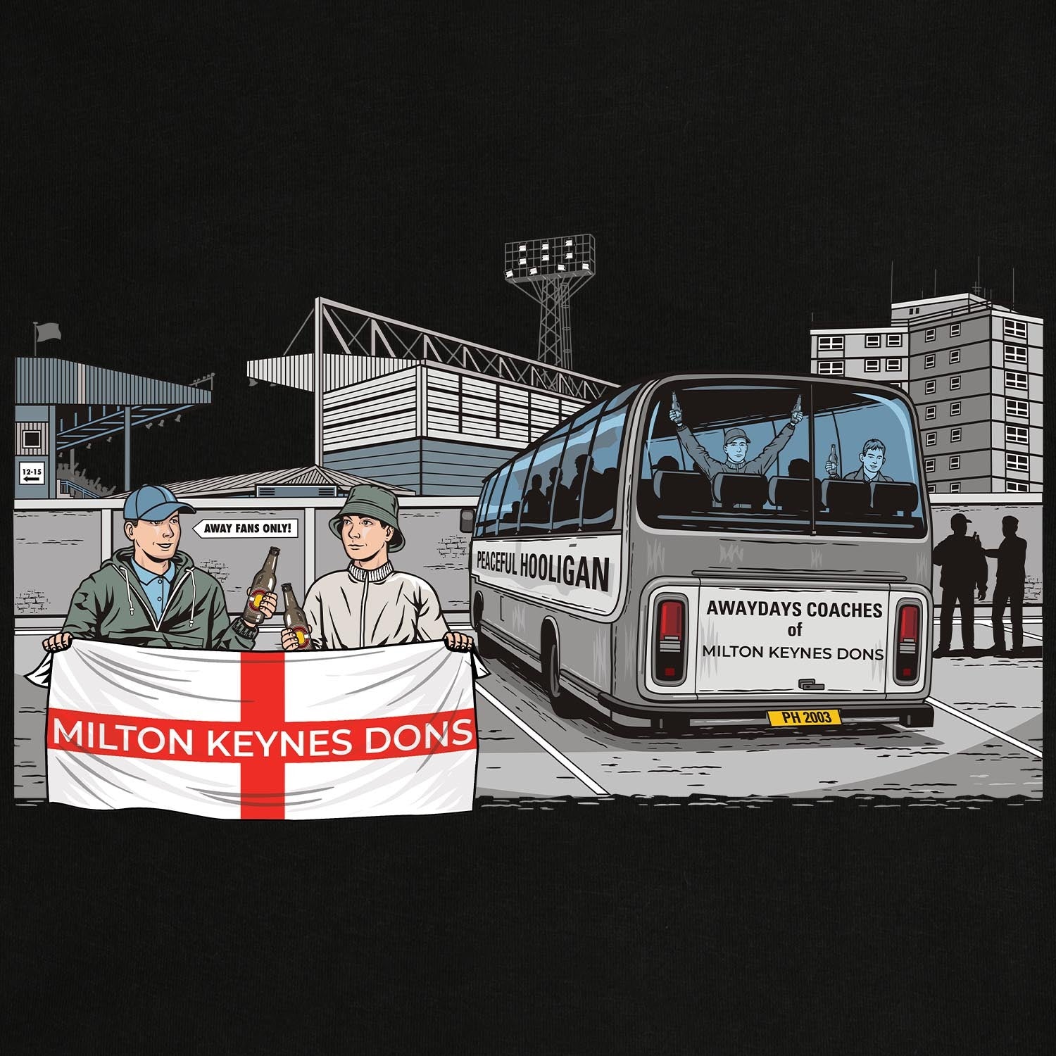 Milton Keynes Dons Awaydays Sweatshirt