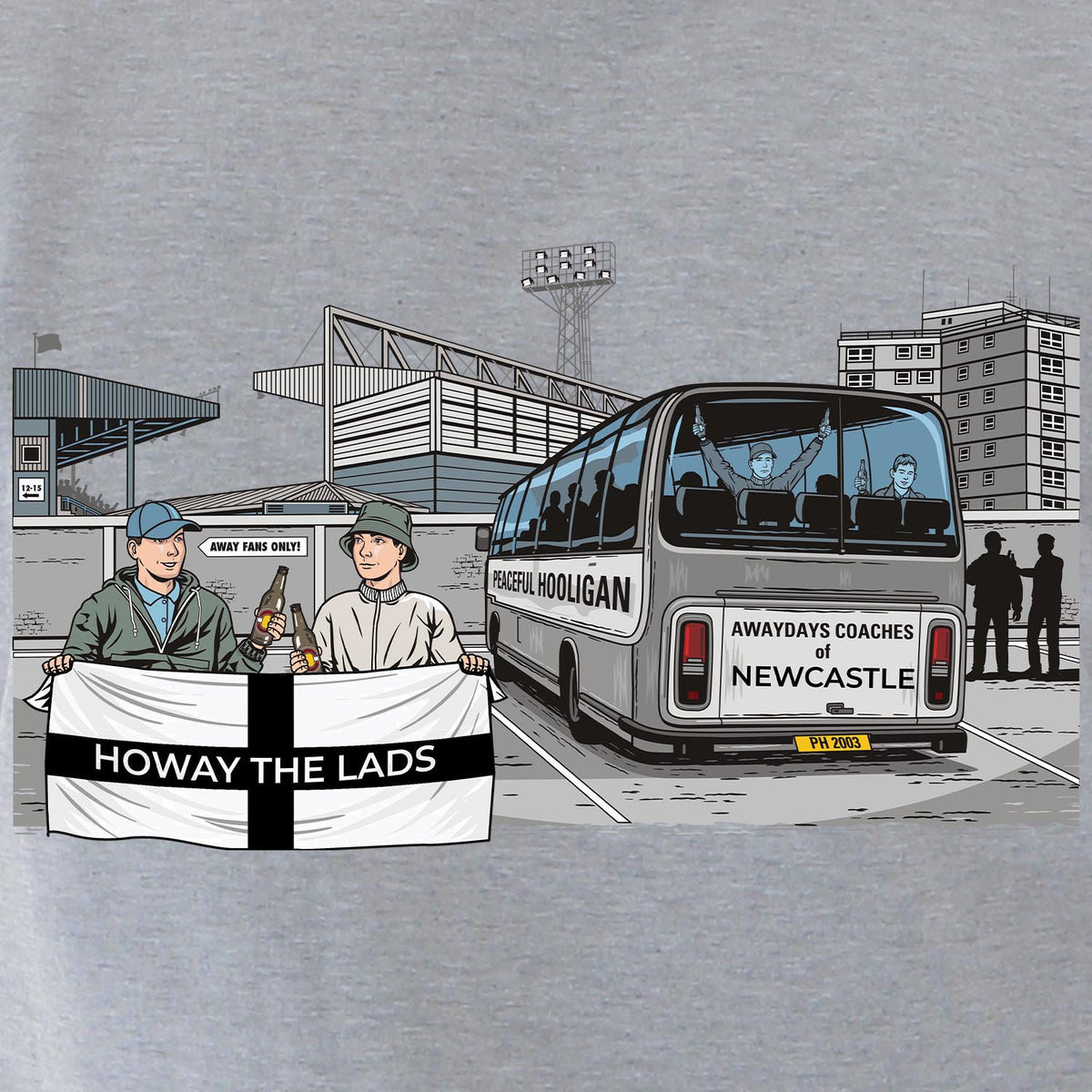 PODAWAYDAYSNEWCUATHLOTHHODMGRYBUND_Marl_Grey_Howay_The_Lads_Awaydays_2