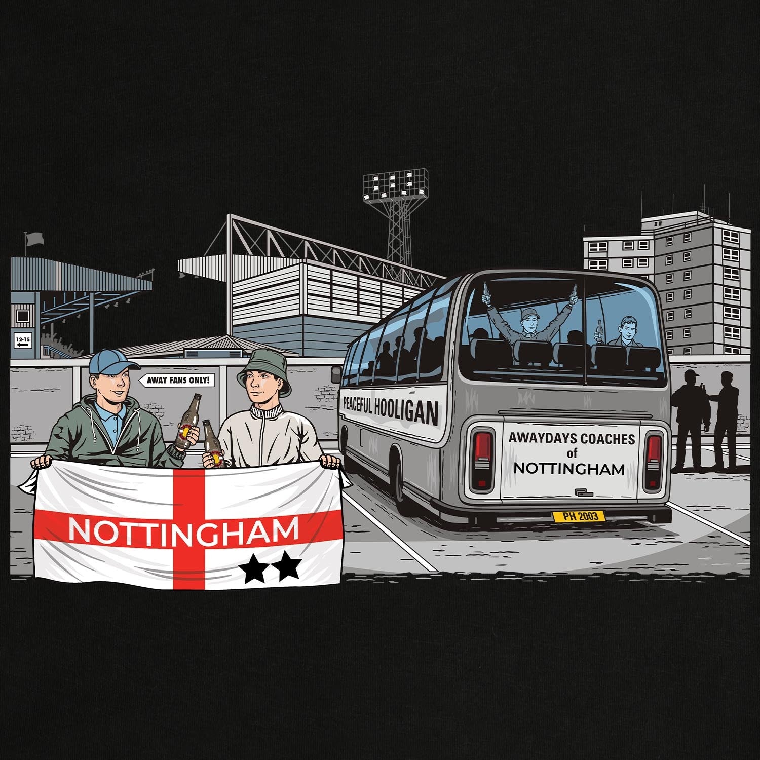 Nottingham Awaydays Hoodie