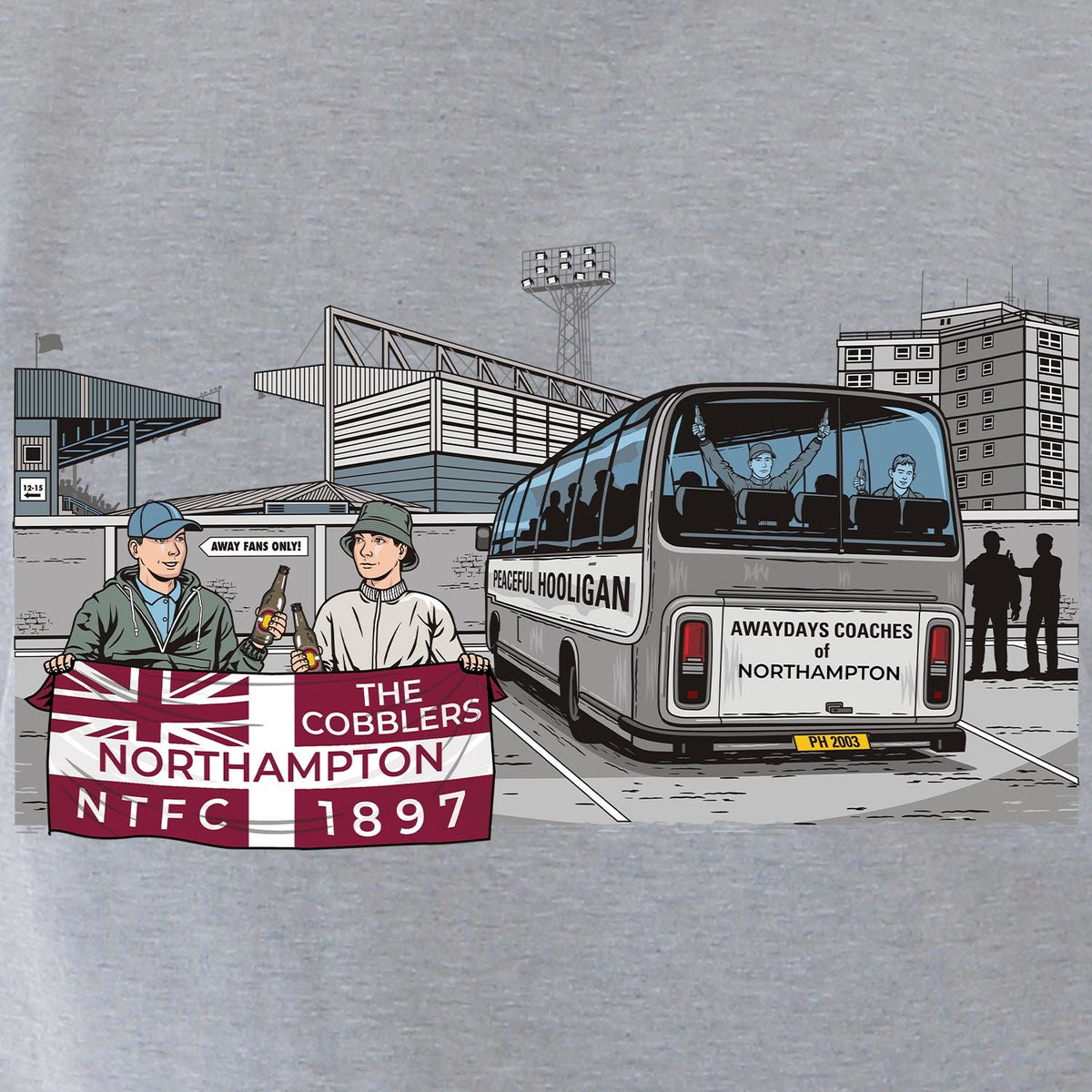 PODAWAYDAYSNRTHMPTWNATHLSWTMRLGREYBUND_Marl_Grey_Northampton_Awaydays_2