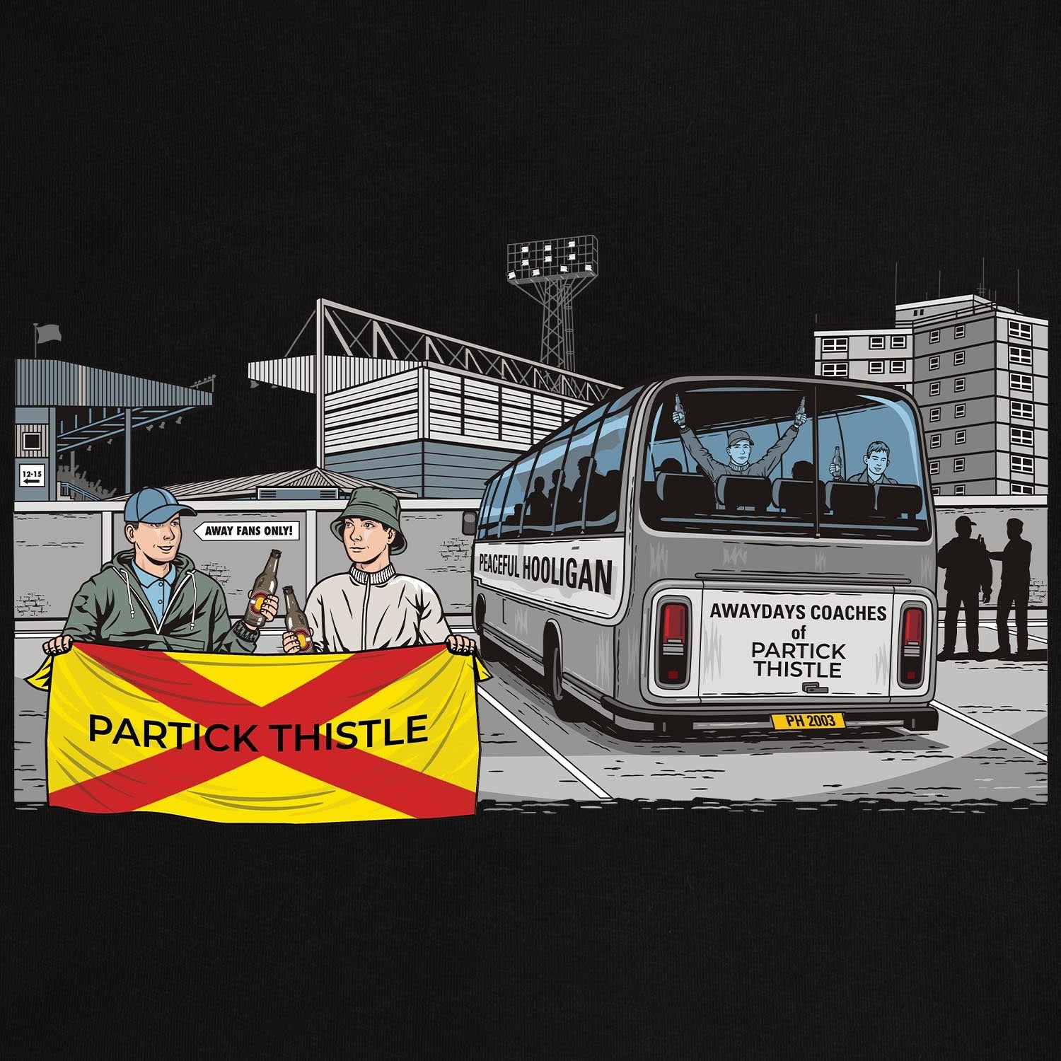 PODAWAYDAYSPARTTHISATHLSWTBLKBUND_Black_Partick_Thistle_FC_Awaydays_2