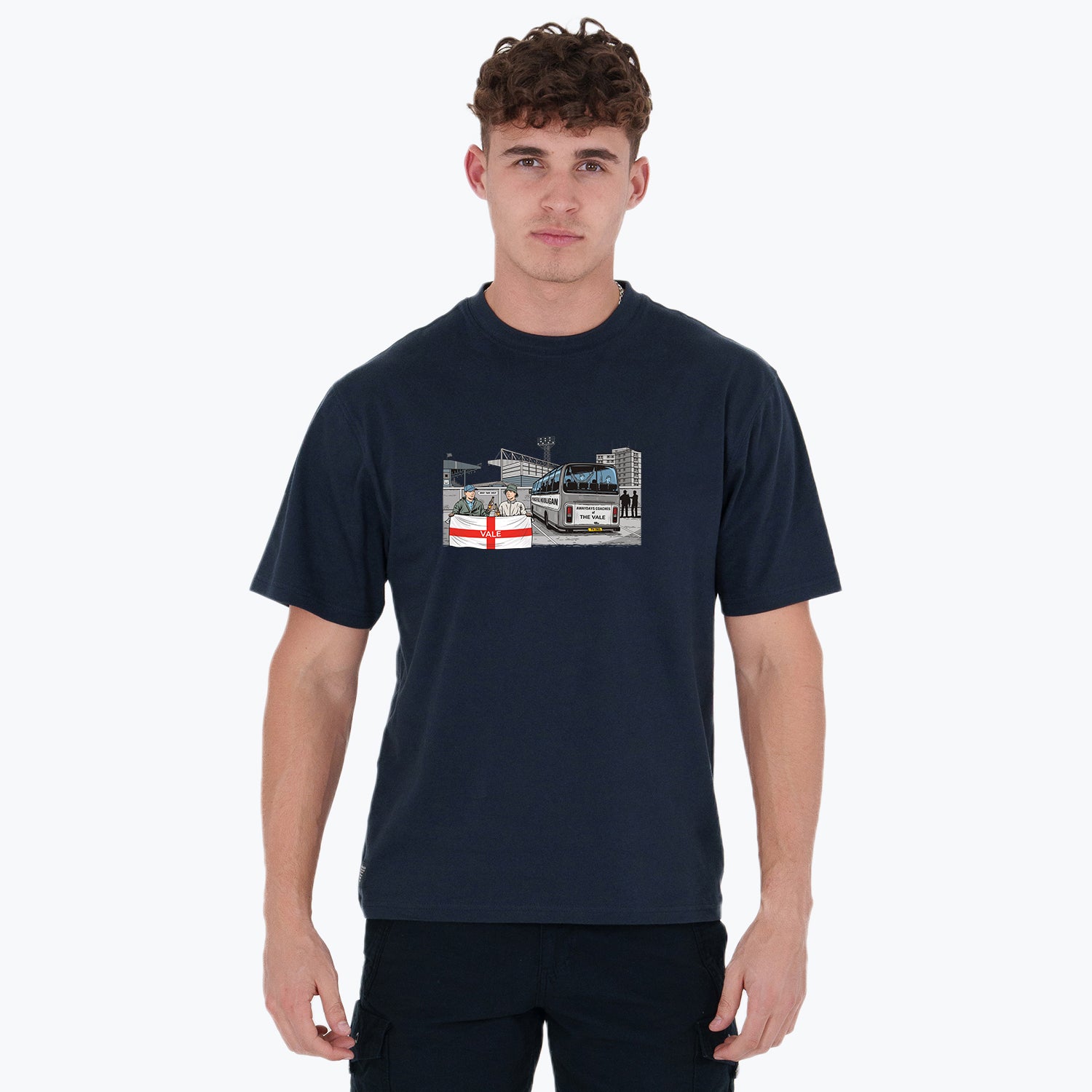 Vale Awaydays T-Shirt Navy - Peaceful Hooligan
