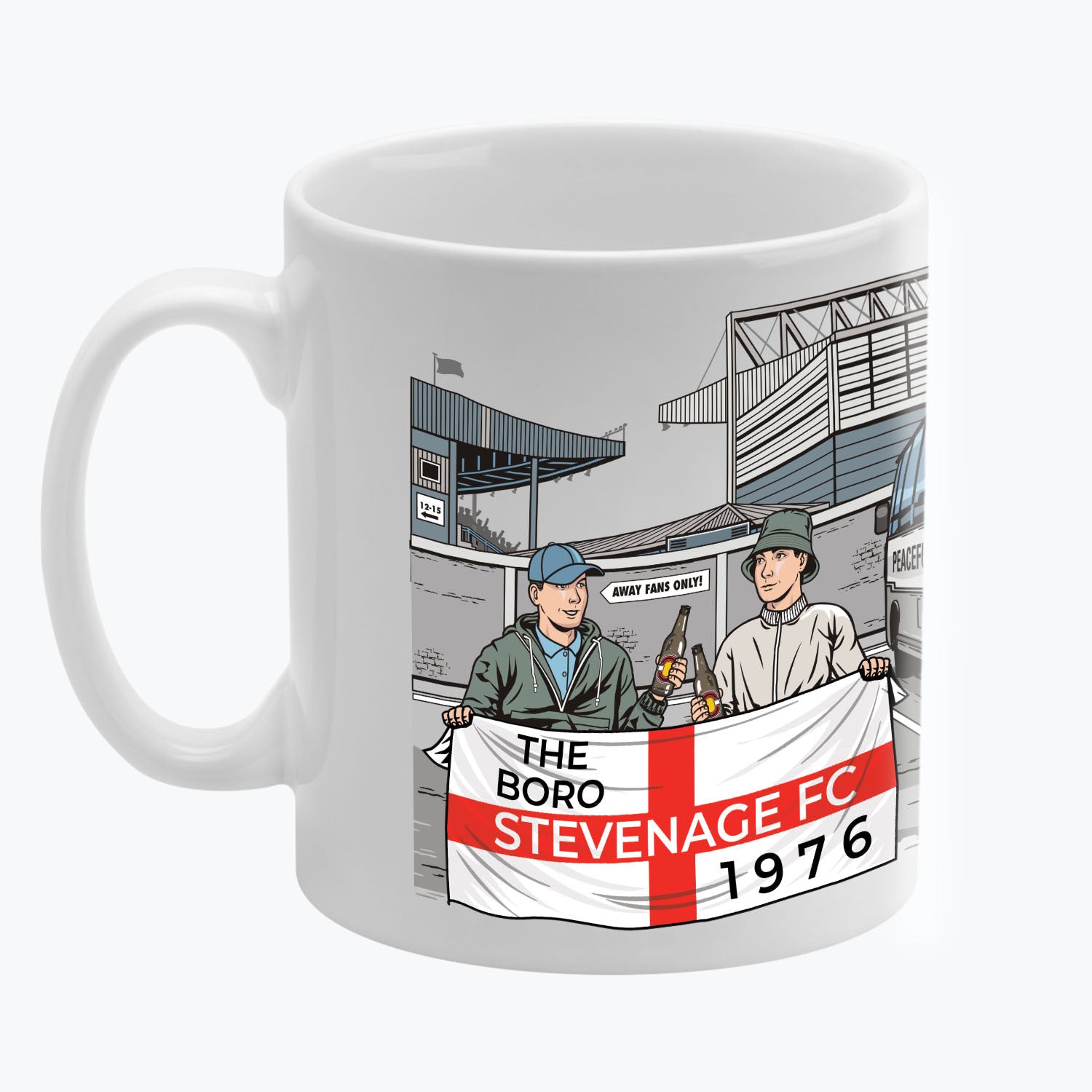 Stevenage Awaydays Mug White