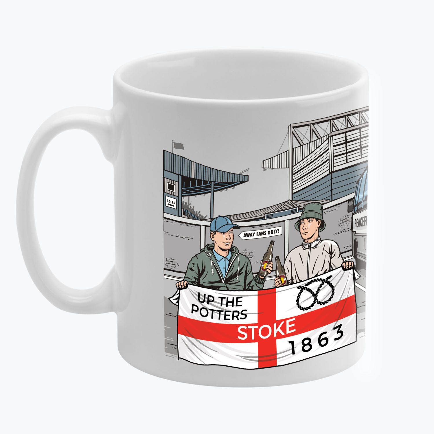 Stoke Awaydays Mug White