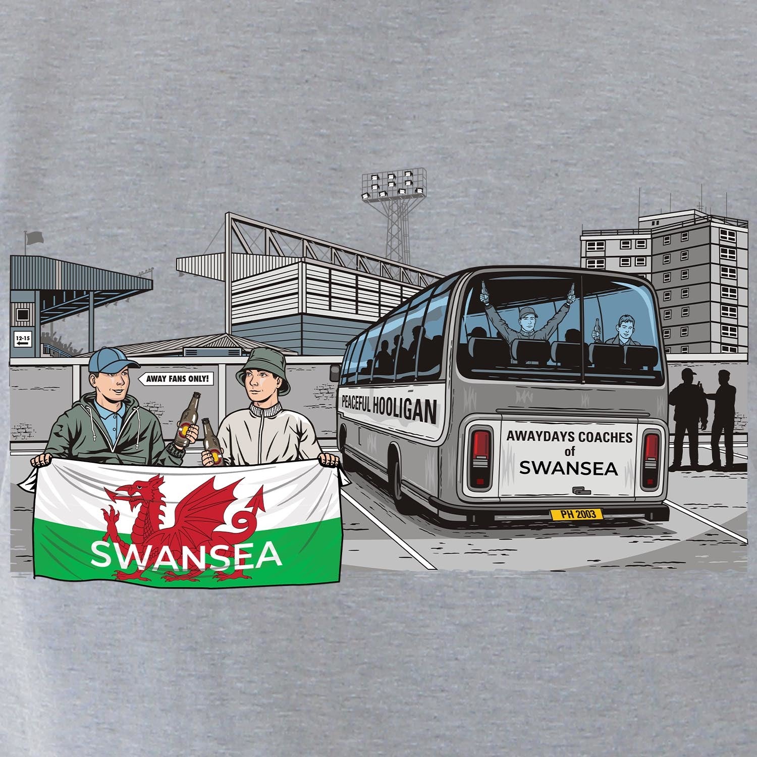 PODAWAYDAYSSWANSEACATHLSWTMRLGREYBUND_Marl_Grey_Swansea_Awaydays_2