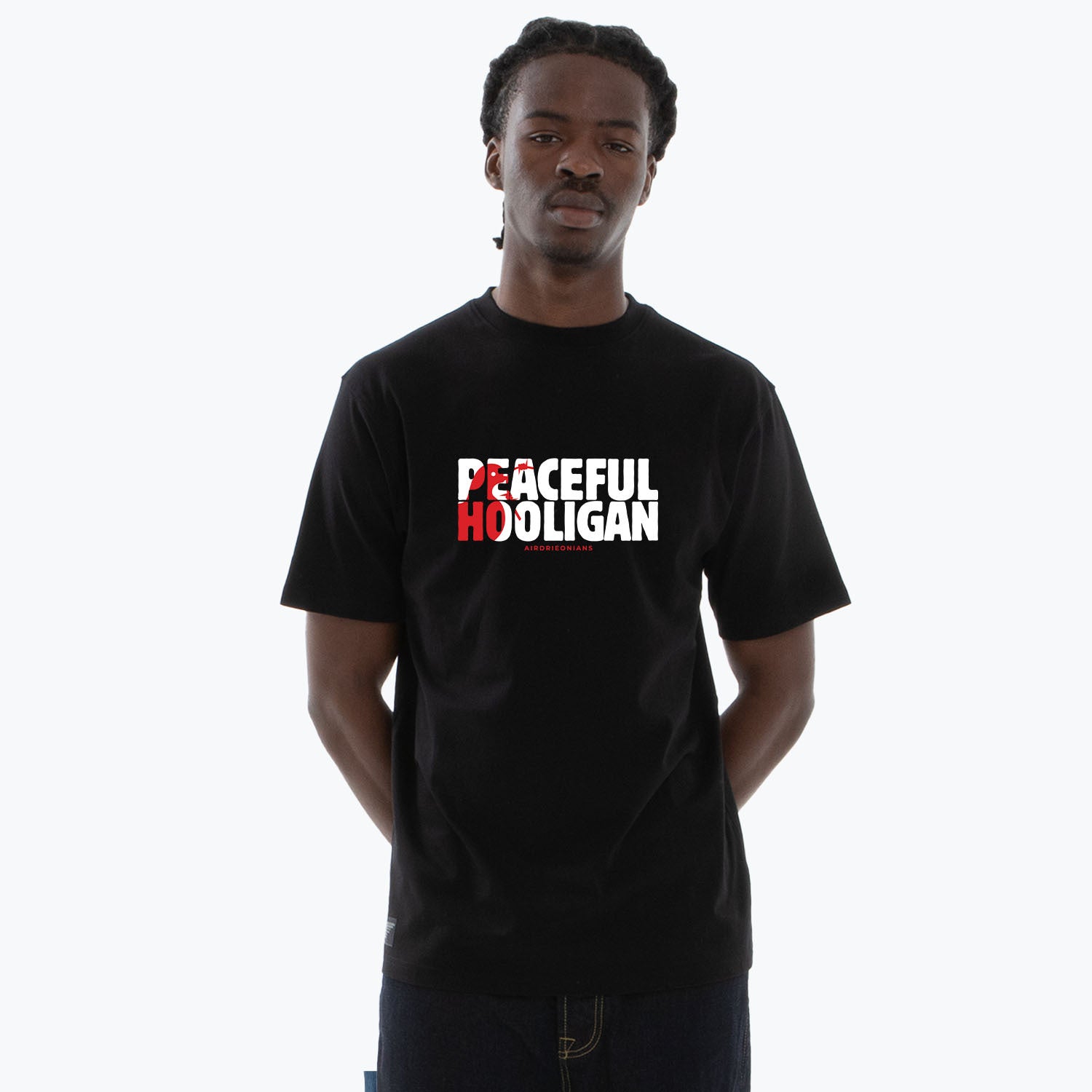 Airdrieonians Barb T-Shirt Black