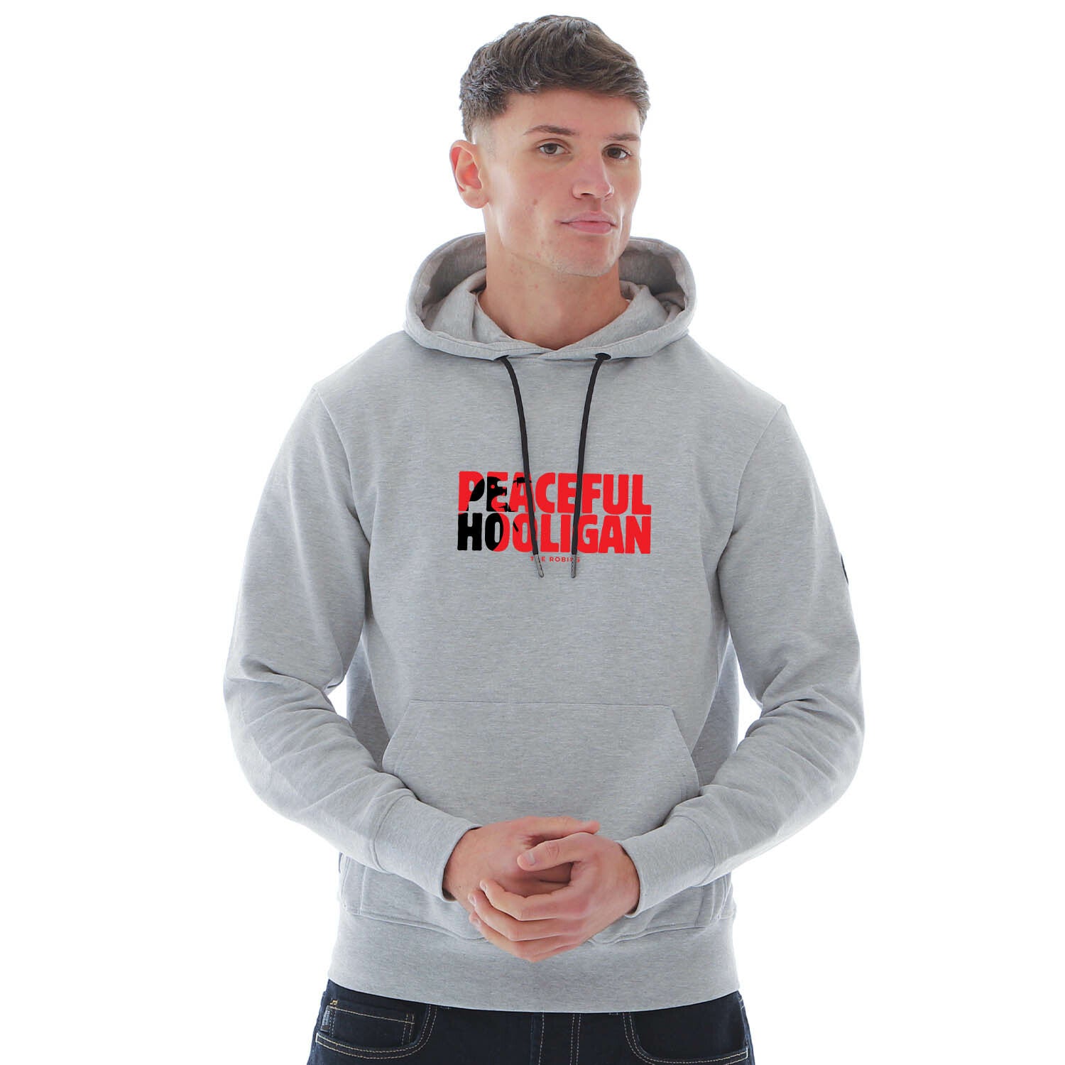 Altrincham Barb Hoodie Marl Grey