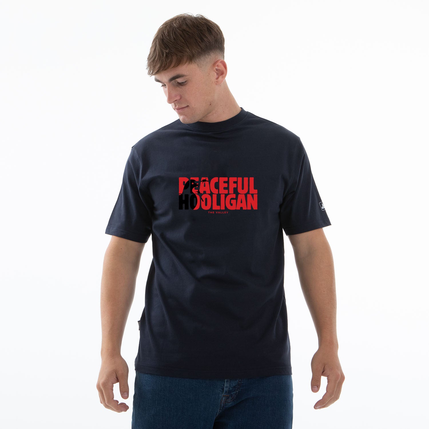 The Valley Barb T-Shirt Navy