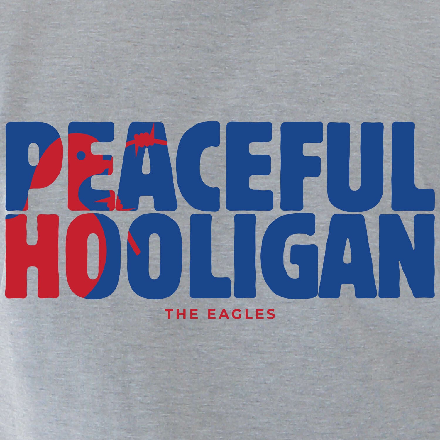 The Eagles Barb Sweatshirt Marl Grey