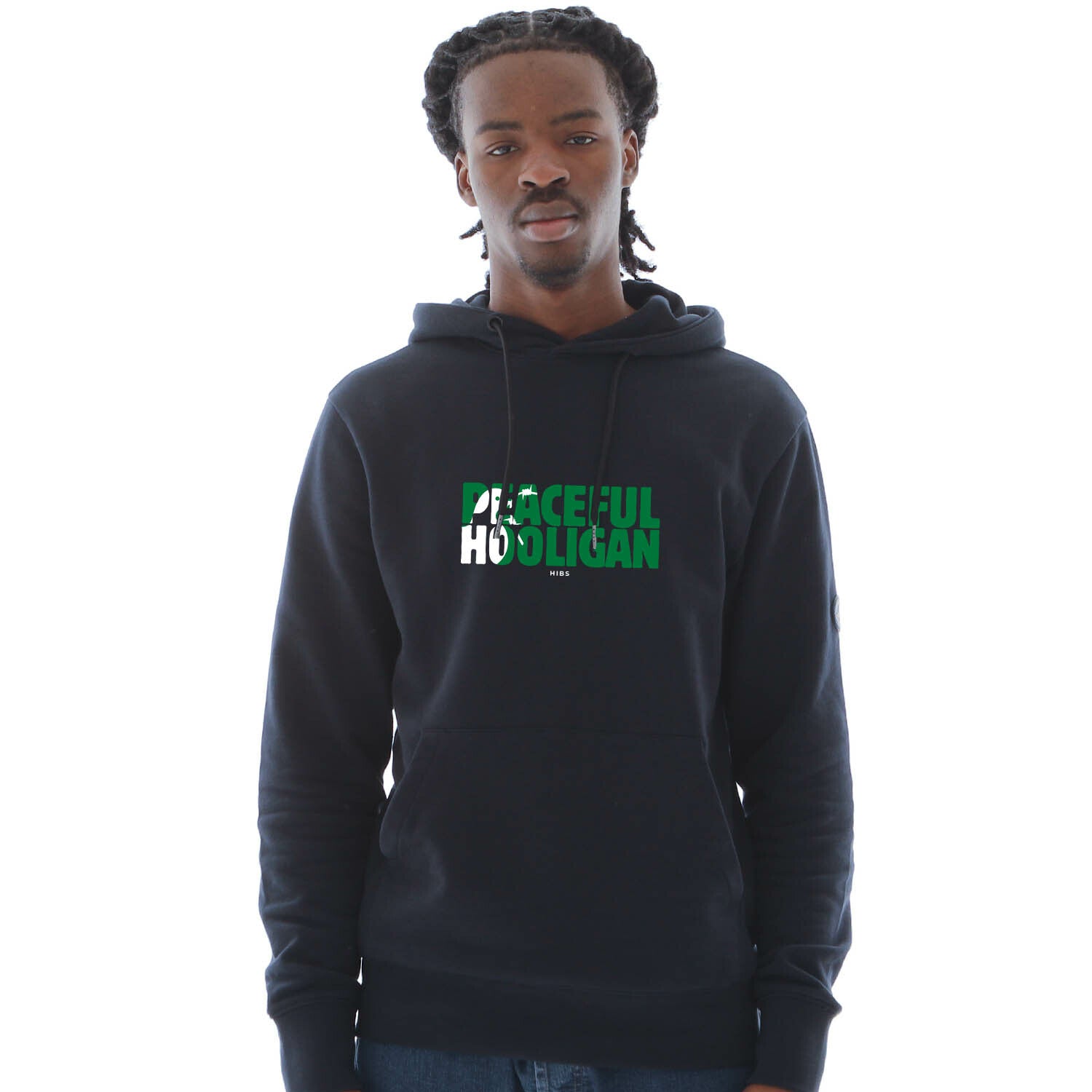 Hibernian FC Barb Hoodie Navy