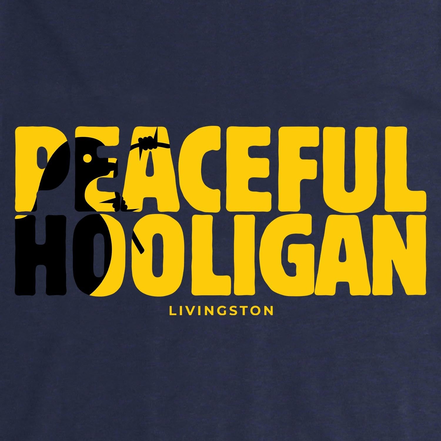 Livingston FC Academical Barb T-Shirt Navy