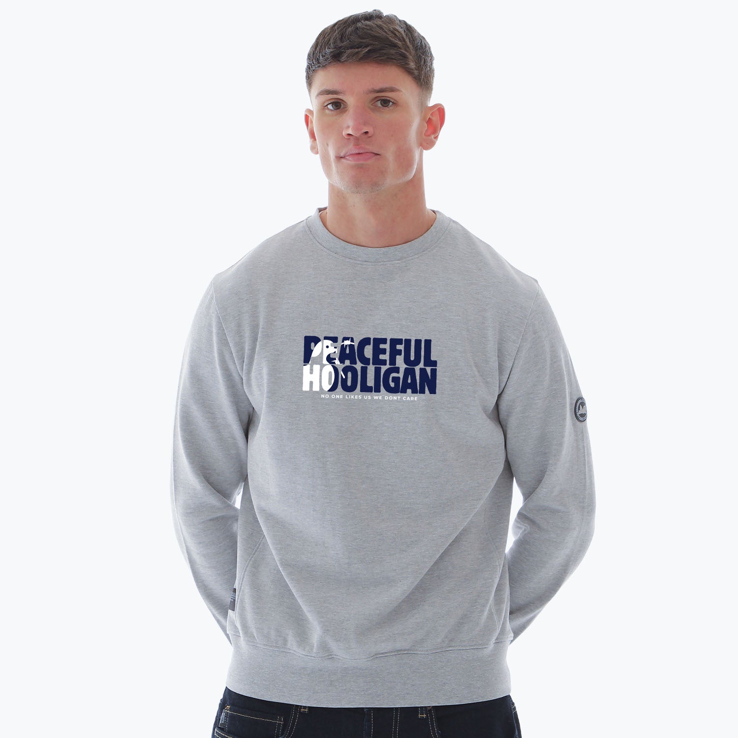 The Den Barb Sweatshirt Marl Grey