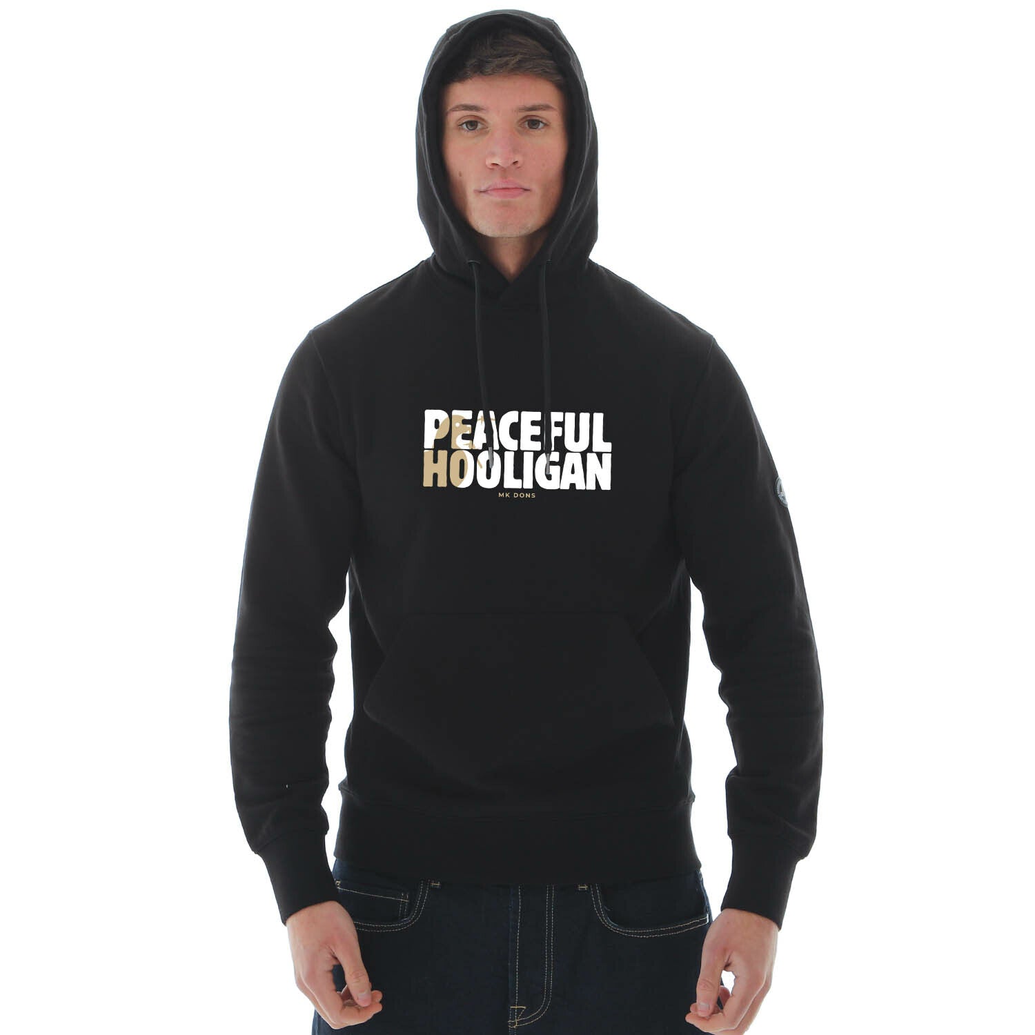 Milton Keynes Dons Barb Hoodie Black