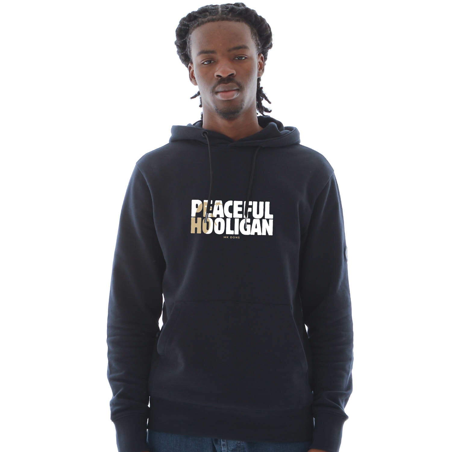 Milton Keynes Dons Barb Hoodie Navy