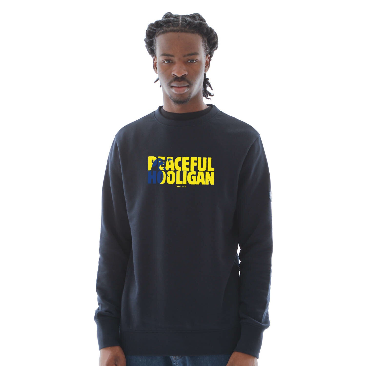 Oxford Barb Sweatshirt Navy
