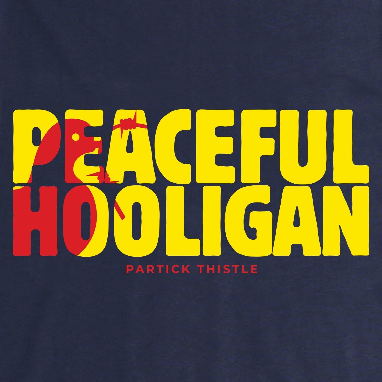 Partick Thistle FC Barb T-Shirt Navy