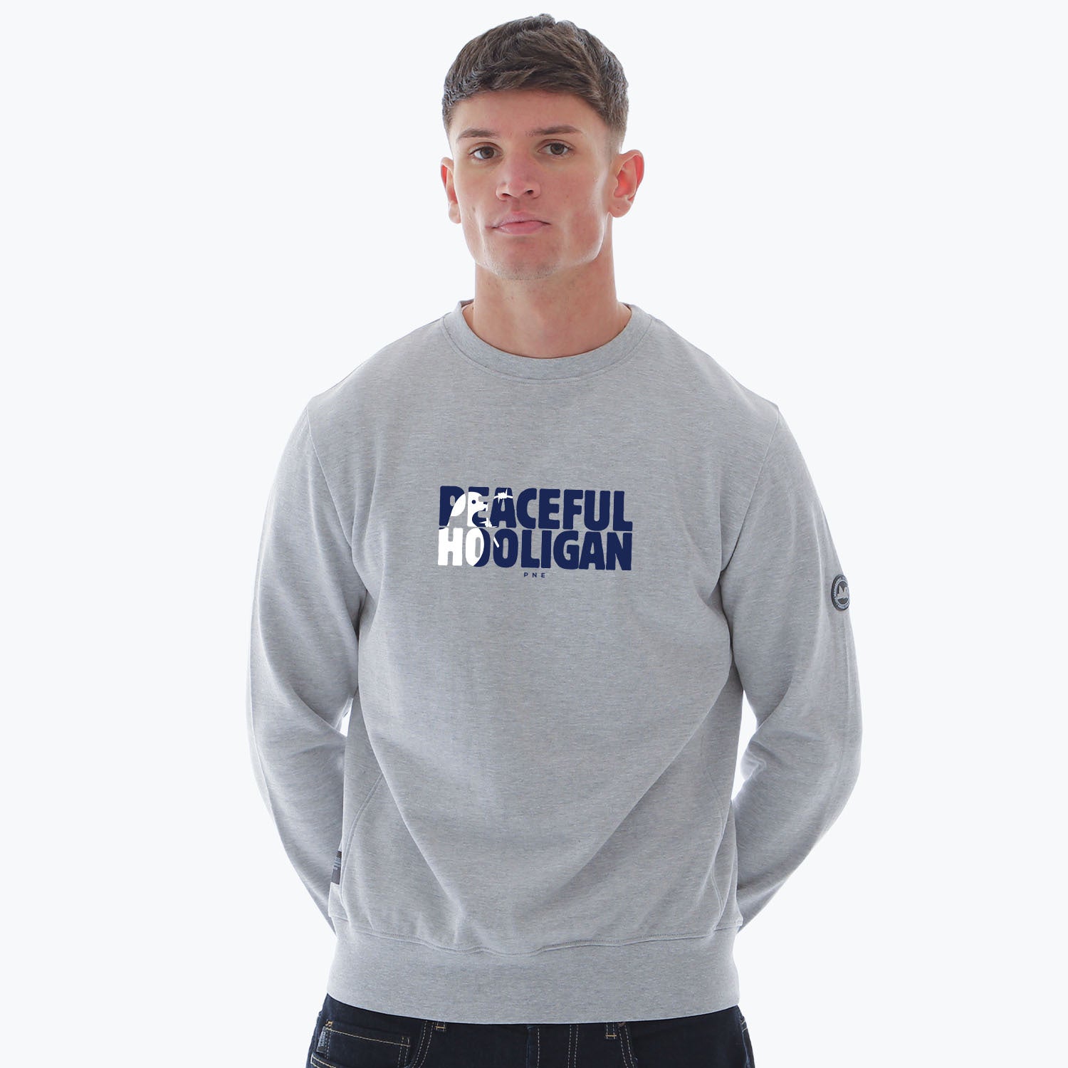 Preston Barb Sweatshirt Marl Grey
