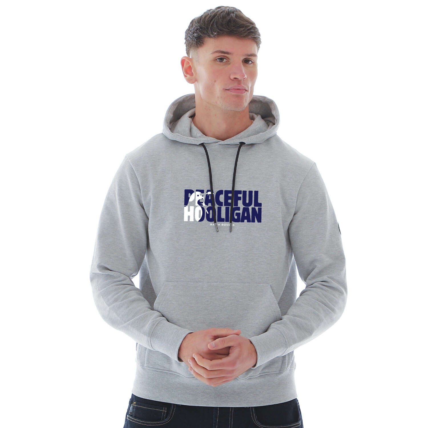 Raith Rovers FC Barb Hoodie Marl Grey