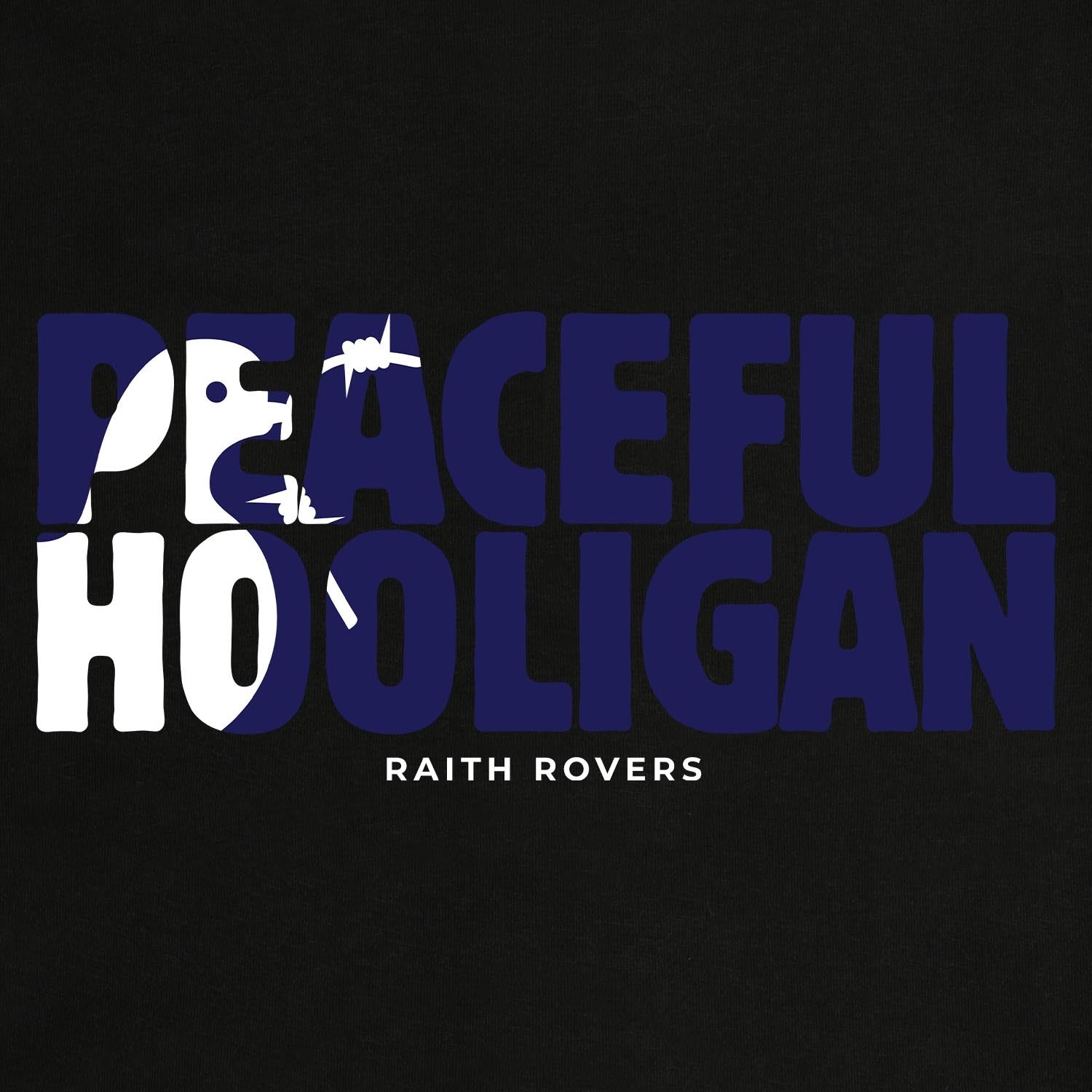 Raith Rovers FC Barb T-Shirt Black