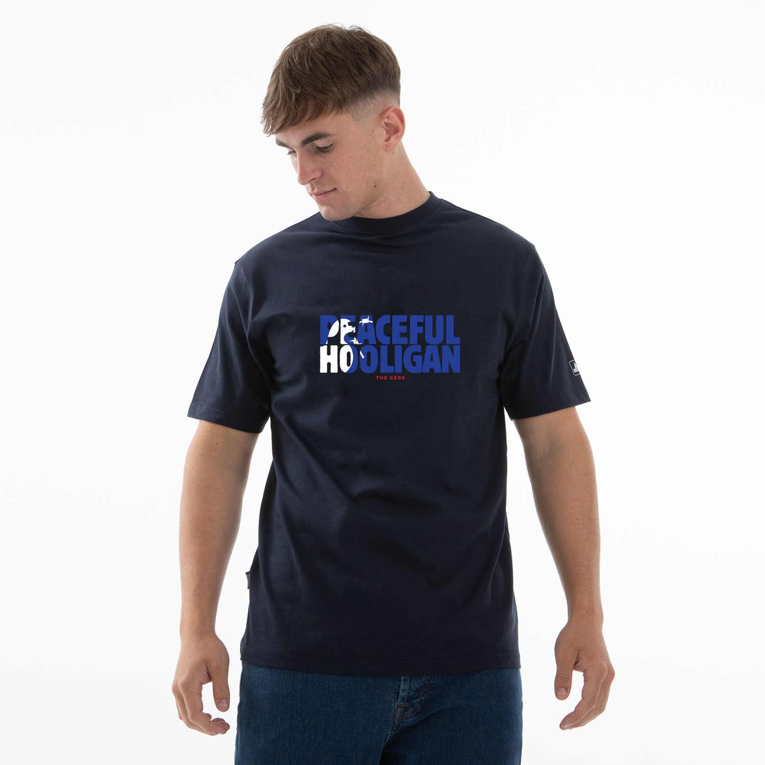 The Gers Barb T-Shirt Navy
