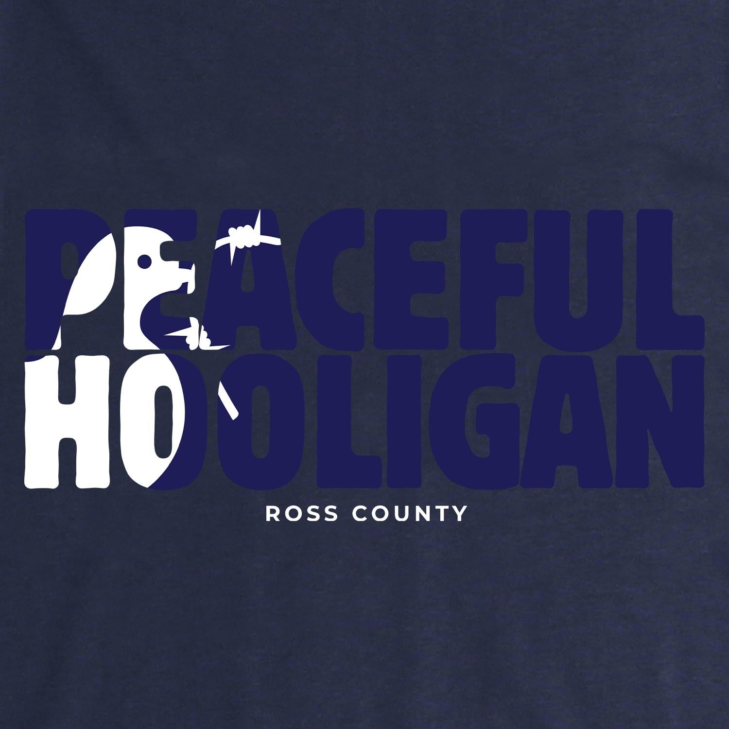Ross County Barb T-Shirt Navy