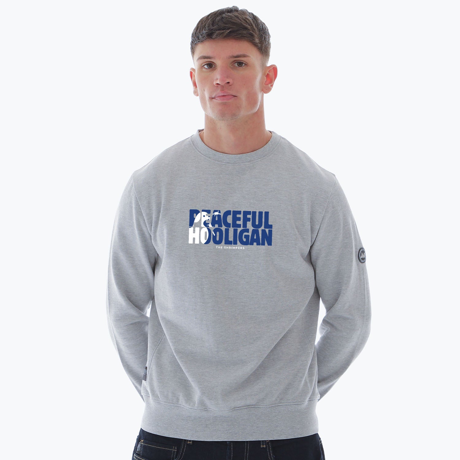 Southend Barb Sweatshirt Marl Grey